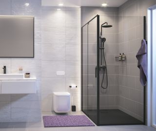 Душевой уголок Wasserkraft Elbe 74P10 120x100 см